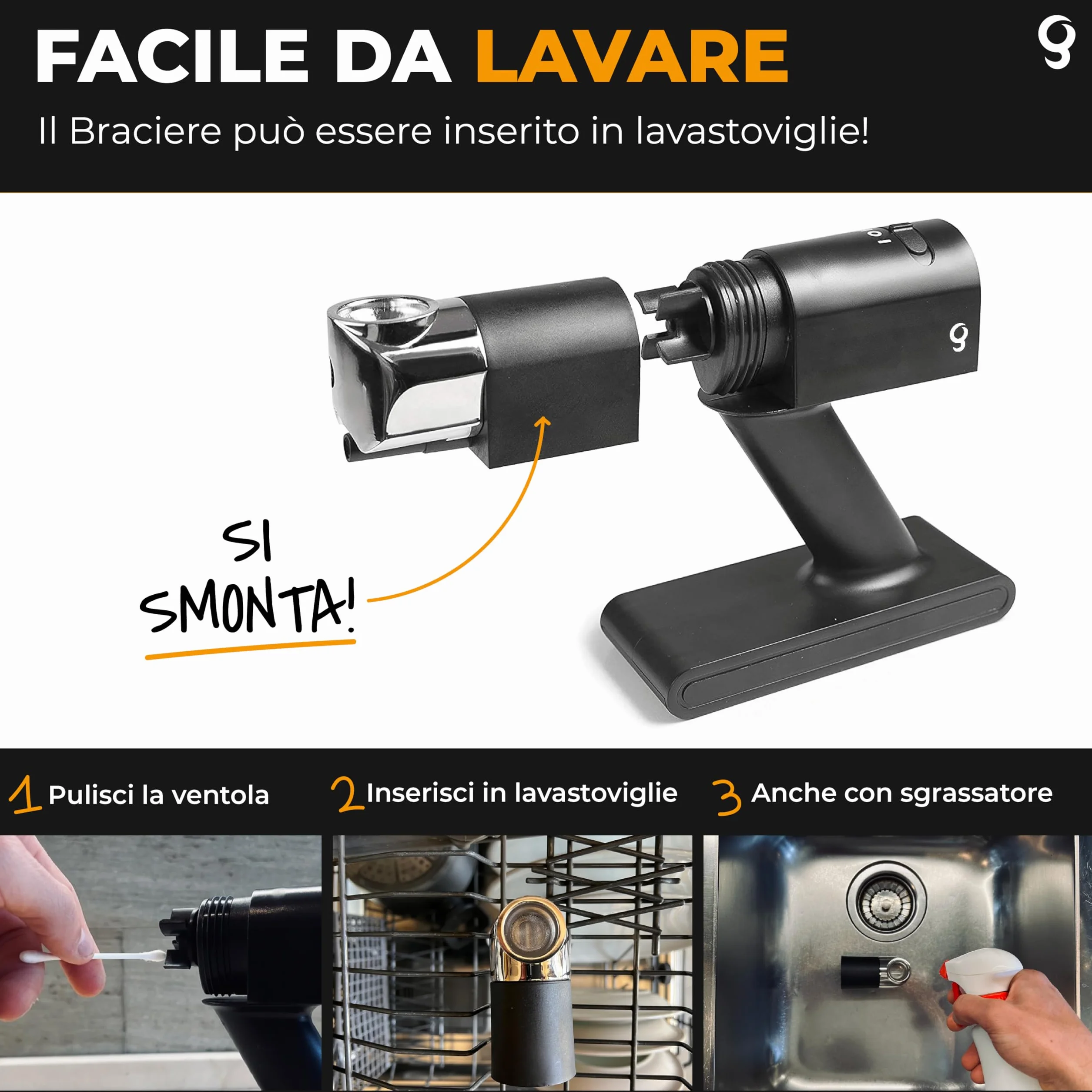 Fumus Affumicatore da Cucina 5 Gusti Trucioli Affumicatura 2 Velocità Smoker Whisky Disco Cocktail Ricettario