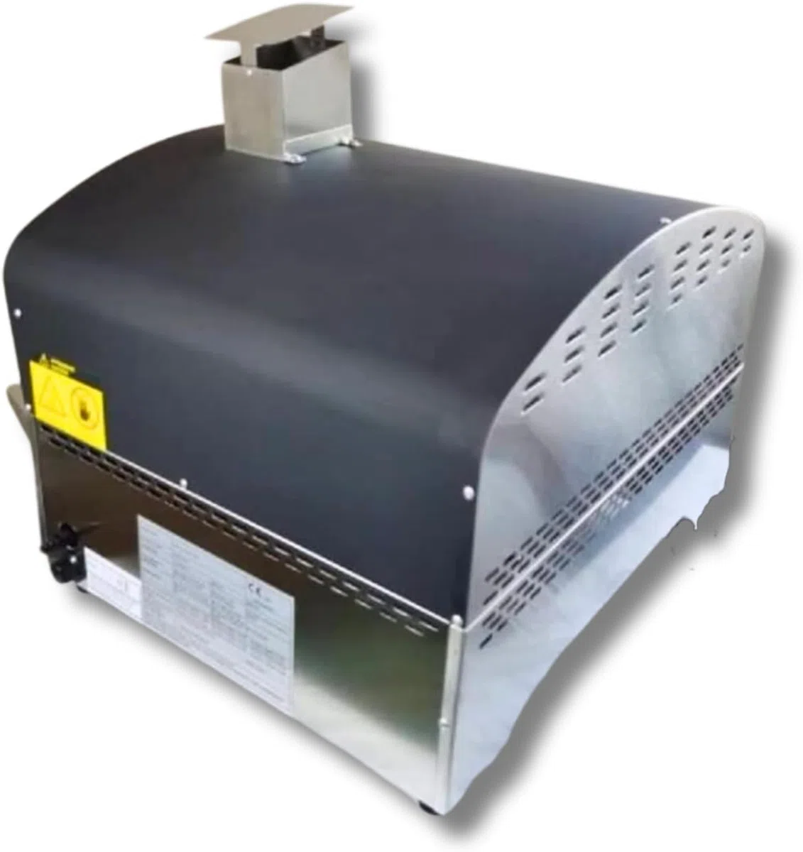 Forno per Pizza a Gas Speedy500 Acciaio Inox Doppio Bruciatore 500°C Pietra Refrattaria