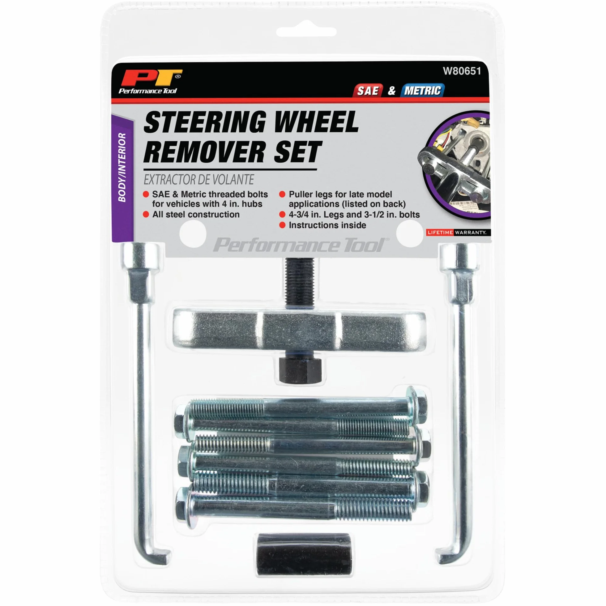 Performance Tool W80651 Steering Wheel Tools