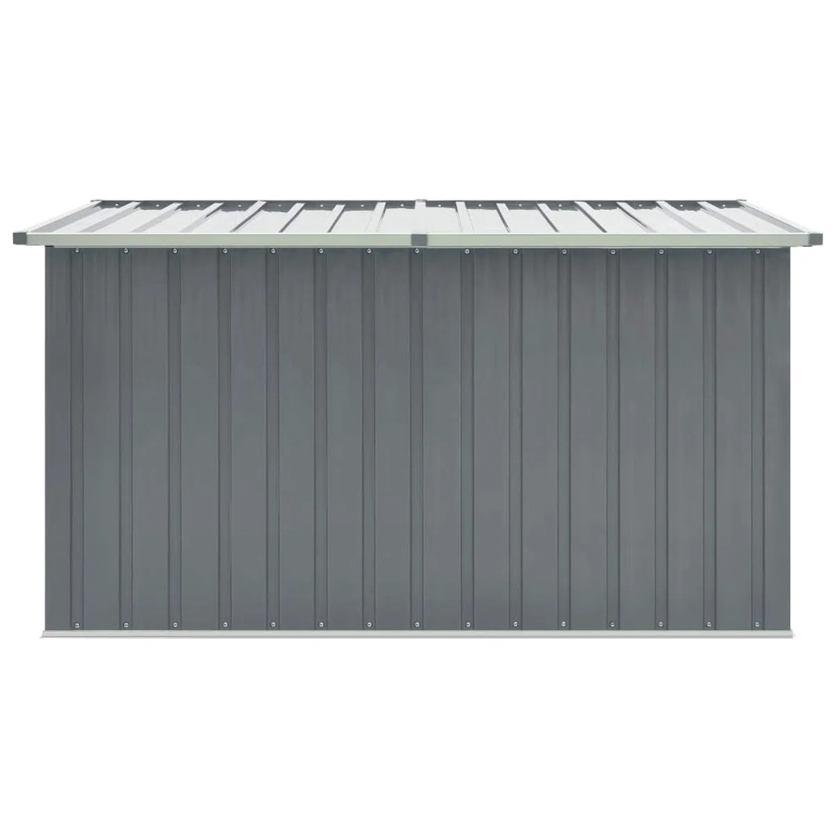 Baule da Giardino Grigio 171x99x93 cm
