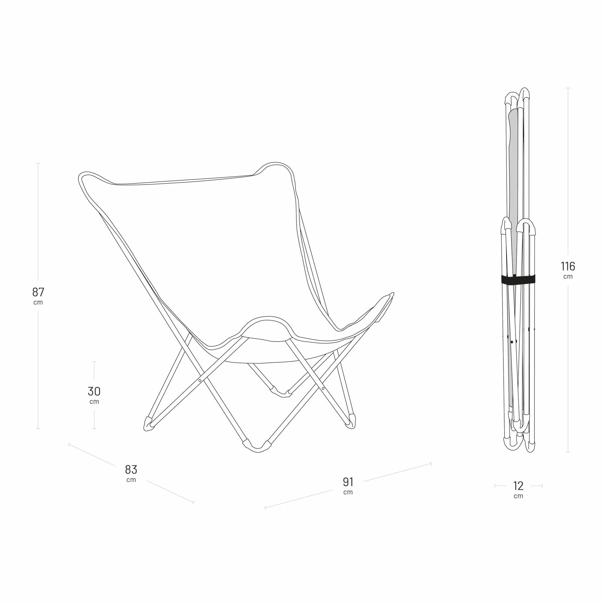 Lafuma Delamaison Pop Up Poltrona, Multicolore