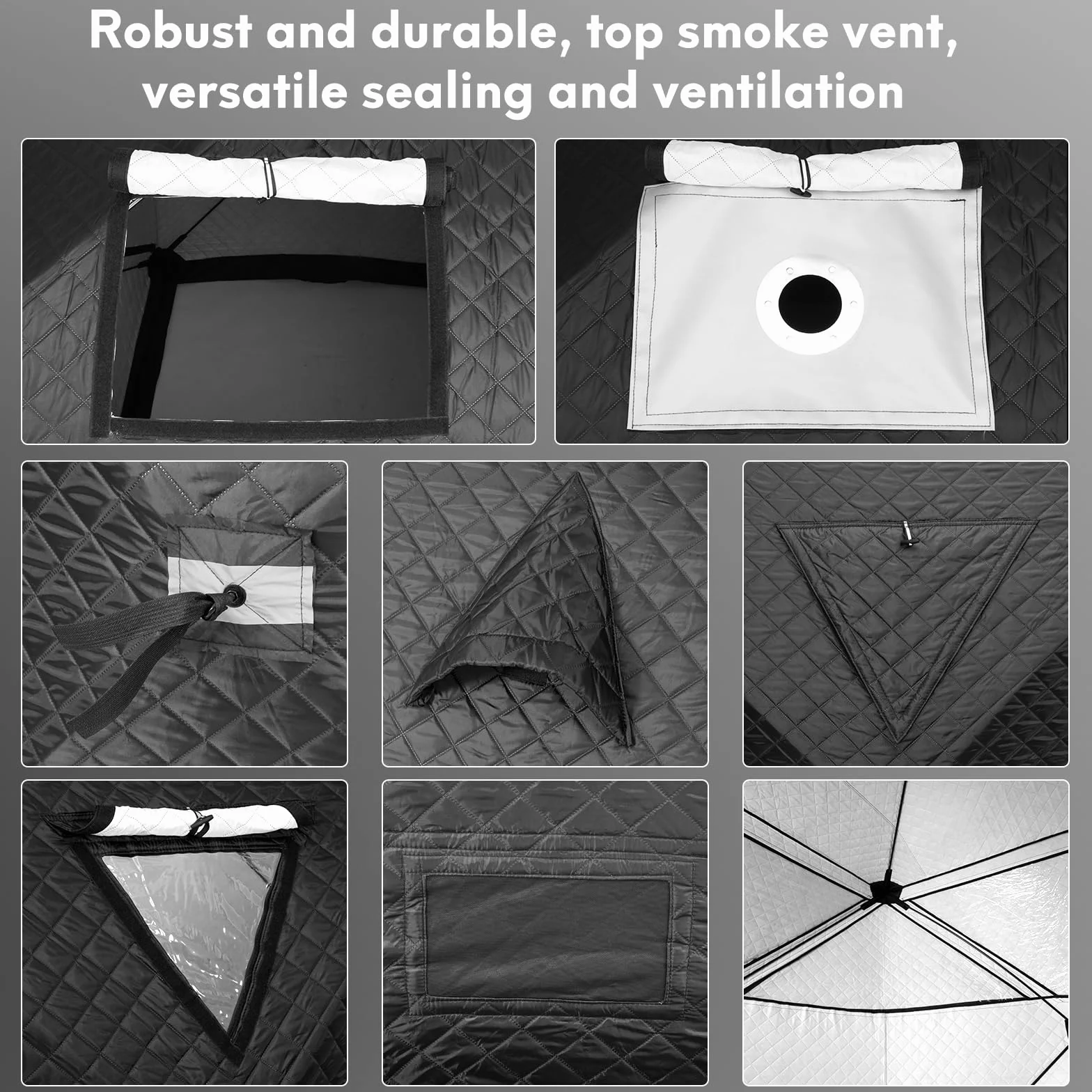 WILLOWYBE Outdoor Sauna Tent PRO - Tenda Sauna per 4 Persone, Isolata, Tutti i Climi