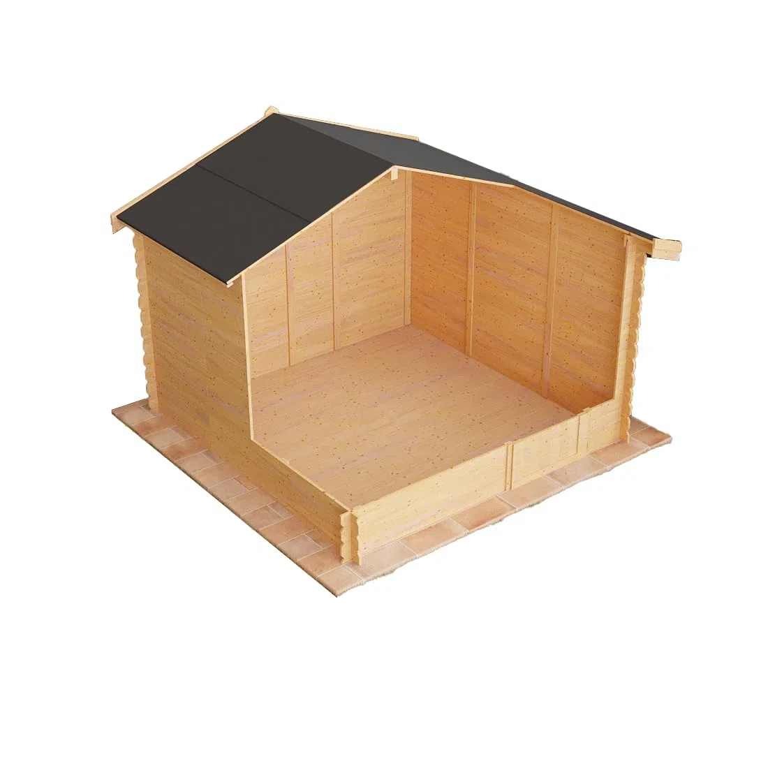 Casetta da giardino in legno per esterni 9 mq 300x300 25mm MADE IN ITALY mod. DALI' casetta in legno, rimessa attrezzi, deposito, box per esterni (Con Pavimento)
