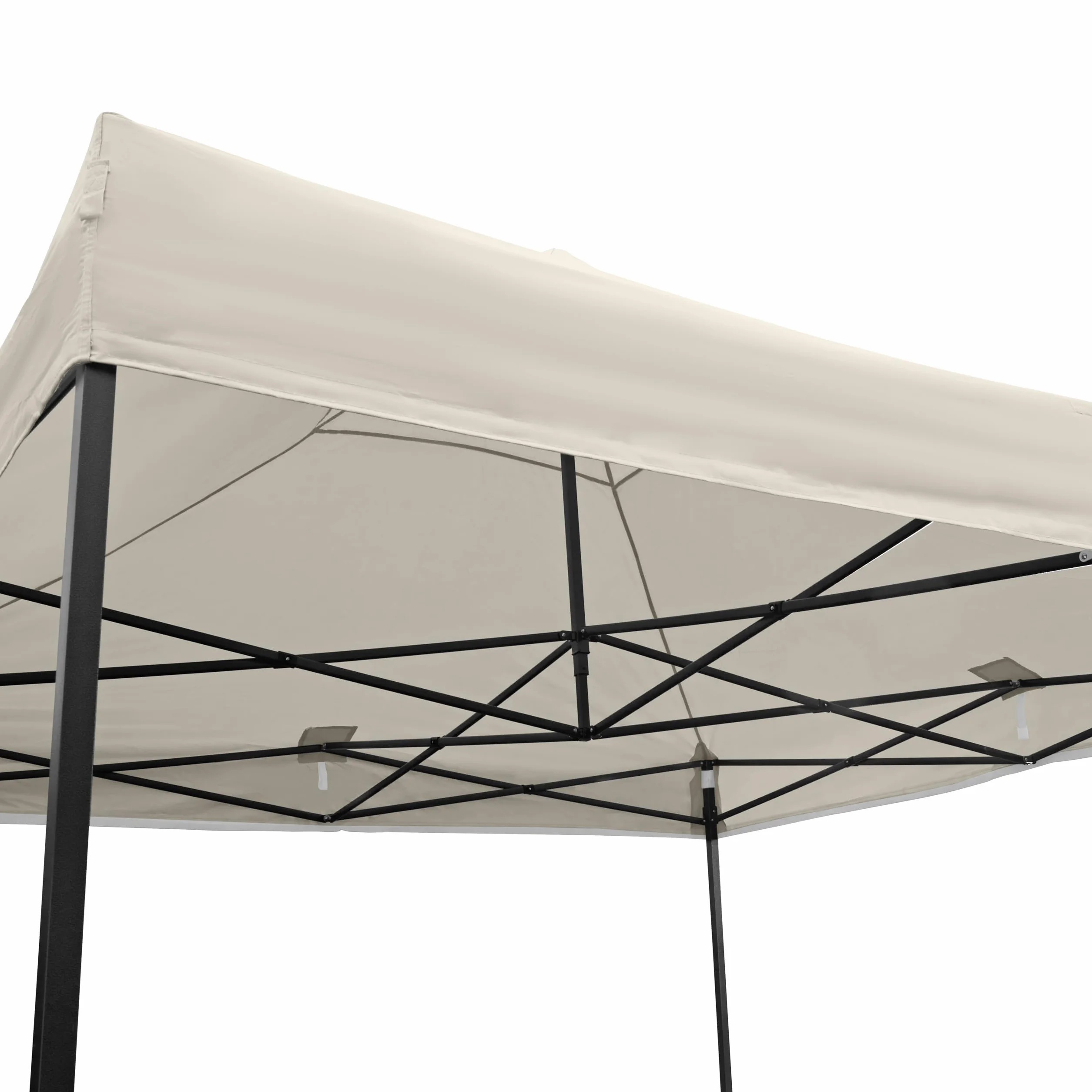 All Seasons Gazebos 3x3m Pop Up Gazebo z akcesoriami i torbą na kółkach, wodoodporny, Kremowy