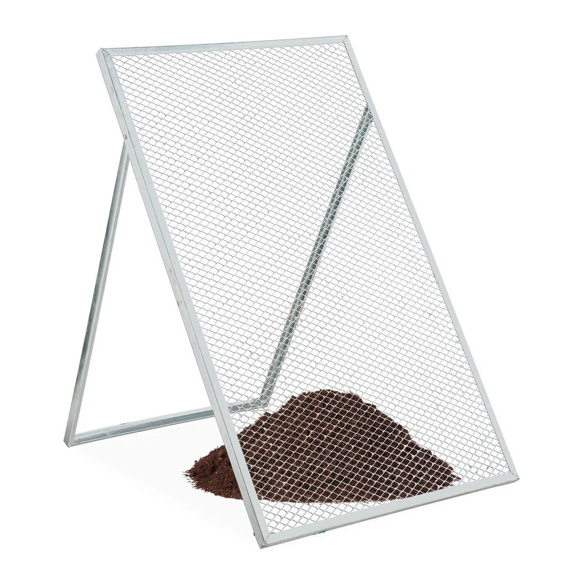 Relaxdays Setaccio per Terreno Giardino 100 x 60 cm Rete Acciaio Zincato 15 x 25 mm Compost