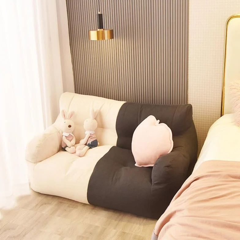 Creativo Piccolo Divano Lazy Bean Bag Divano Doppio Balcone Camera da Letto Soggiorno Decorazione Noleggio Tatami Due Posti (Senza Stucco)