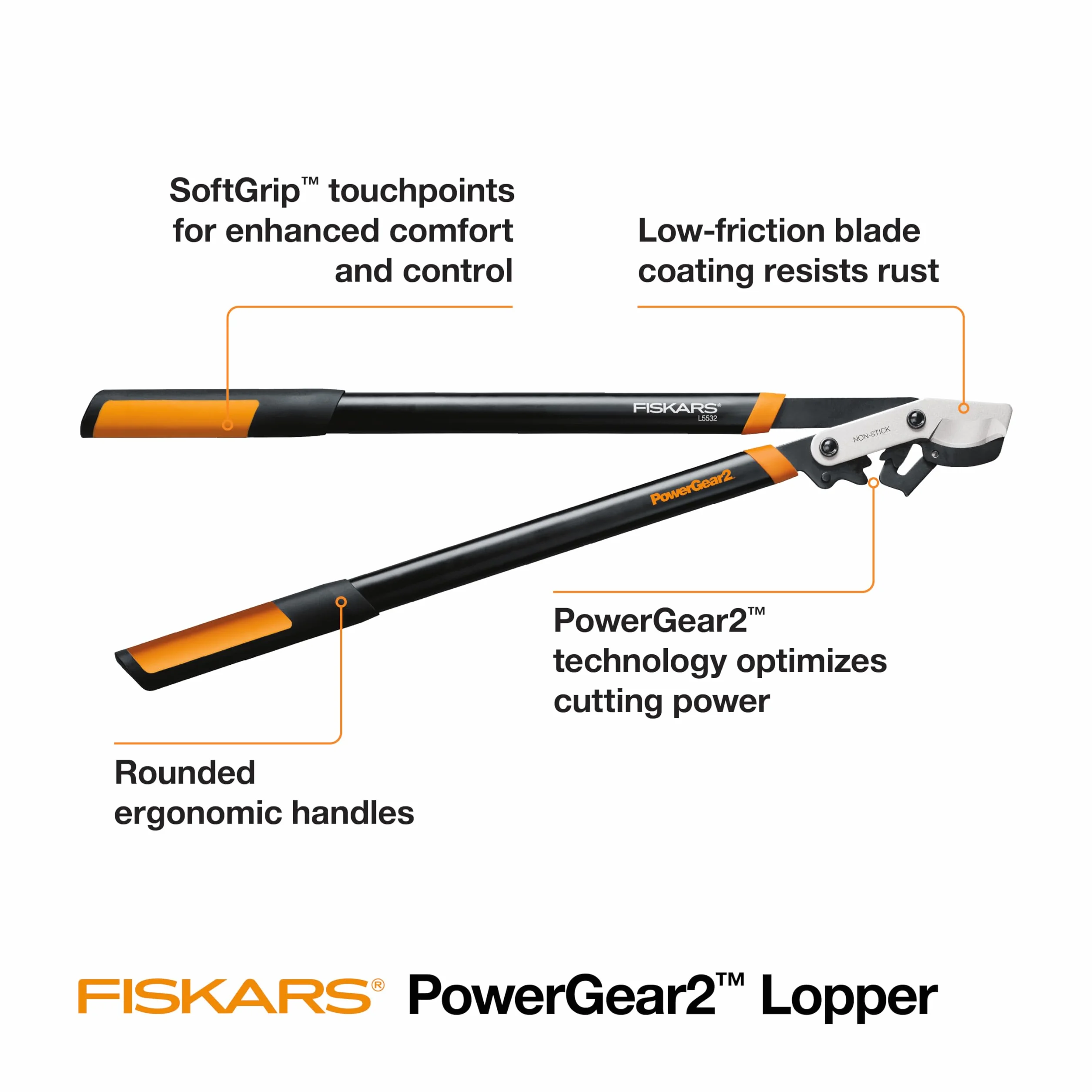 Fiskars POWERGEAR2 troncarami