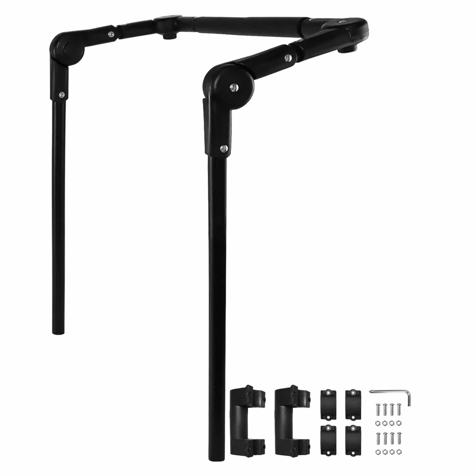 Maniglia per carrello pieghevole industriale, manico quadrato regolabile ergonomico
