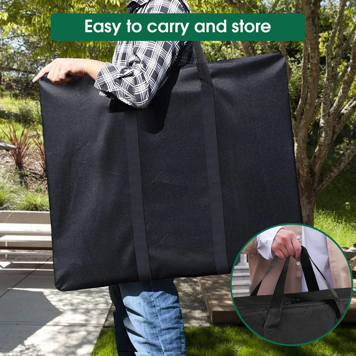 Borsa pieghevole per tavolo da campeggio impermeabile Oxford 500D 125 x 13 x 78