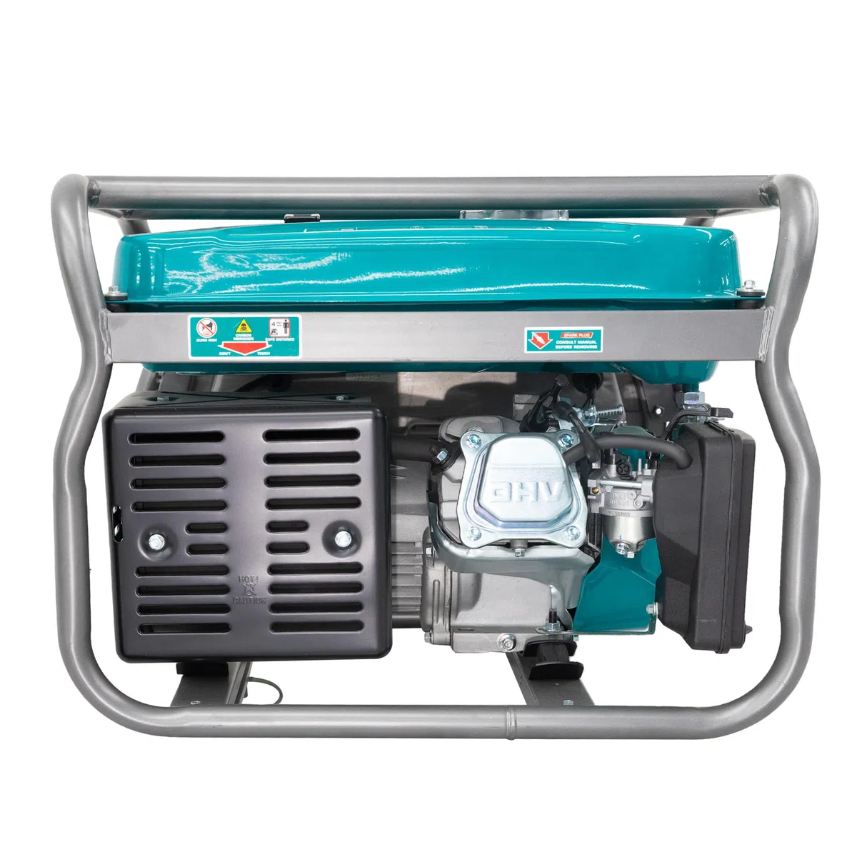 TOTAL - Generatore Di Corrente Portatile 3500W A Benzina, Motore 4 Tempi OHV, Alternatore In Rame, Avviamento Recoil, Serbatoio 15L, 220-240V, Generatore Silenziato Per Casa E Cantiere