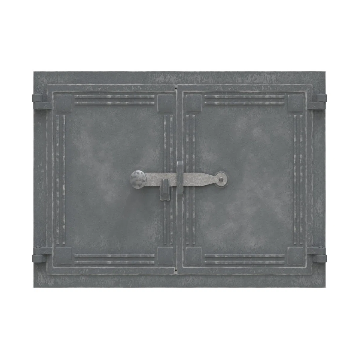 Porta per forno a legna in ghisa 48 x 33 cm per forno pizza e forno a pietra