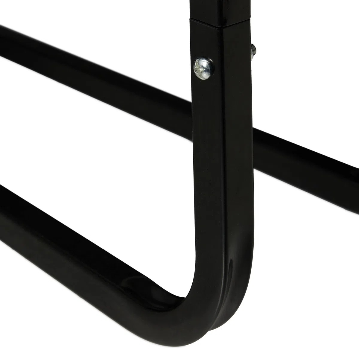 Relaxdays Scaffale Portalegna in Metallo, Fino a 100 kg, HxLxP 91x123x19,5 cm, Nero