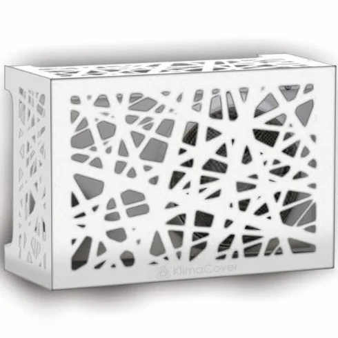 San Marco Glam copri condizionatore esterno alluminio bianco L