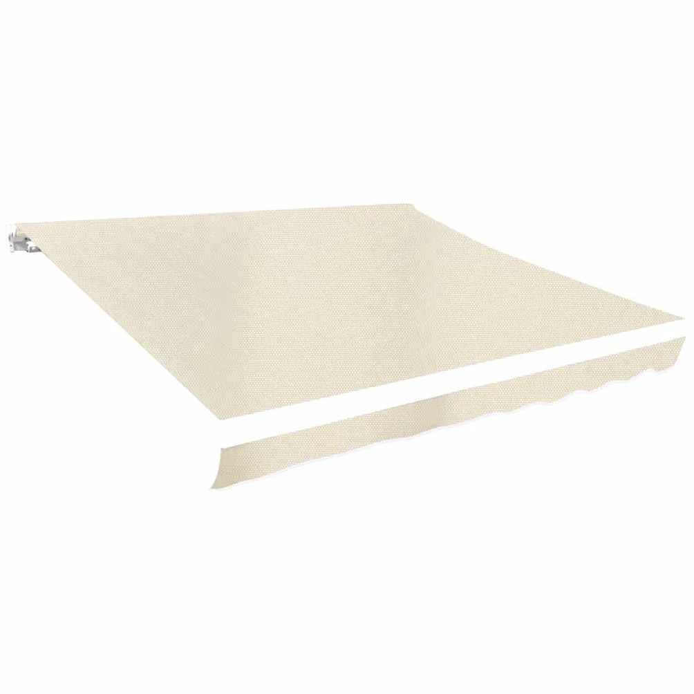 vidaXL Parasole Tendone Crema 3 x 2,5 m