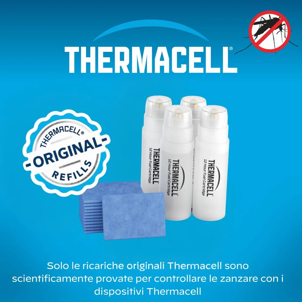 Thermacell Ricarica Antizanzare 21 m² 48 Ore Zona di Protezione