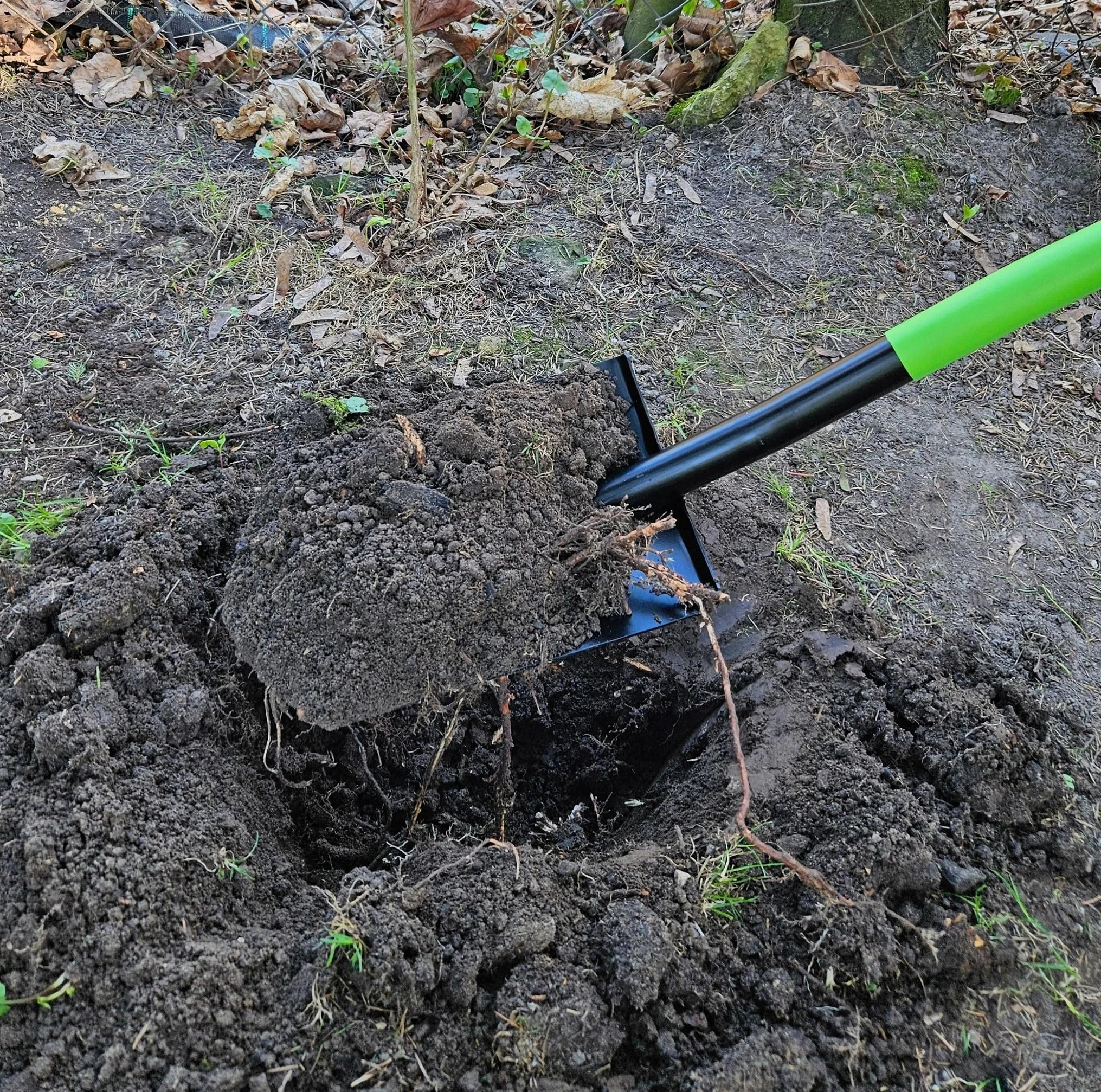 Mivos Piccola paletta a punta – mini vanga a punta per lavori di giardinaggio e costruzione – vanga corta – vanga pionieristica