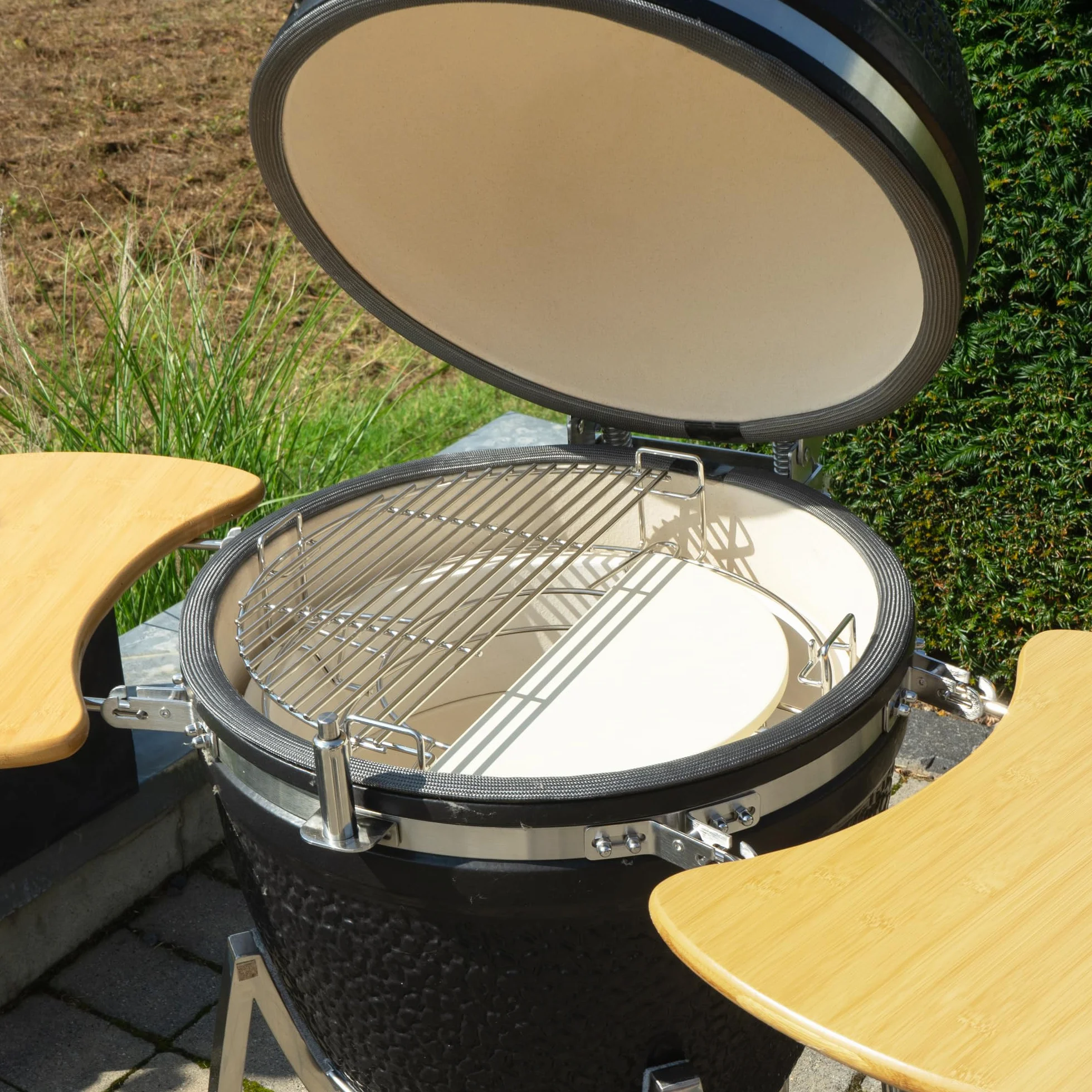 BBQ-Toro Kamado Smoker acciaio inossidabile 3 livelli