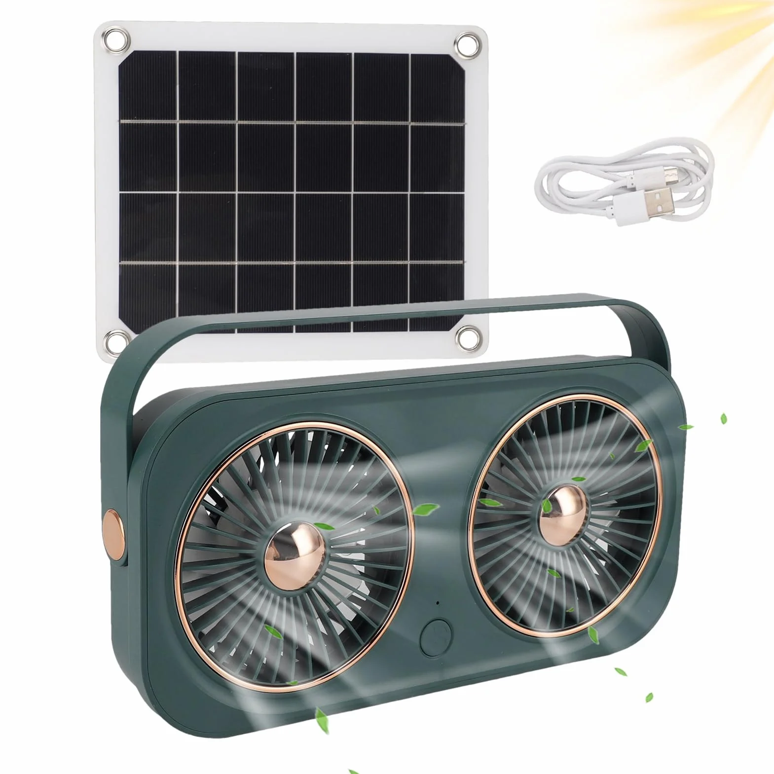 Ventilatore per cani e gatti 20 W resistente alle intemperie compatto per esterno serra cantina