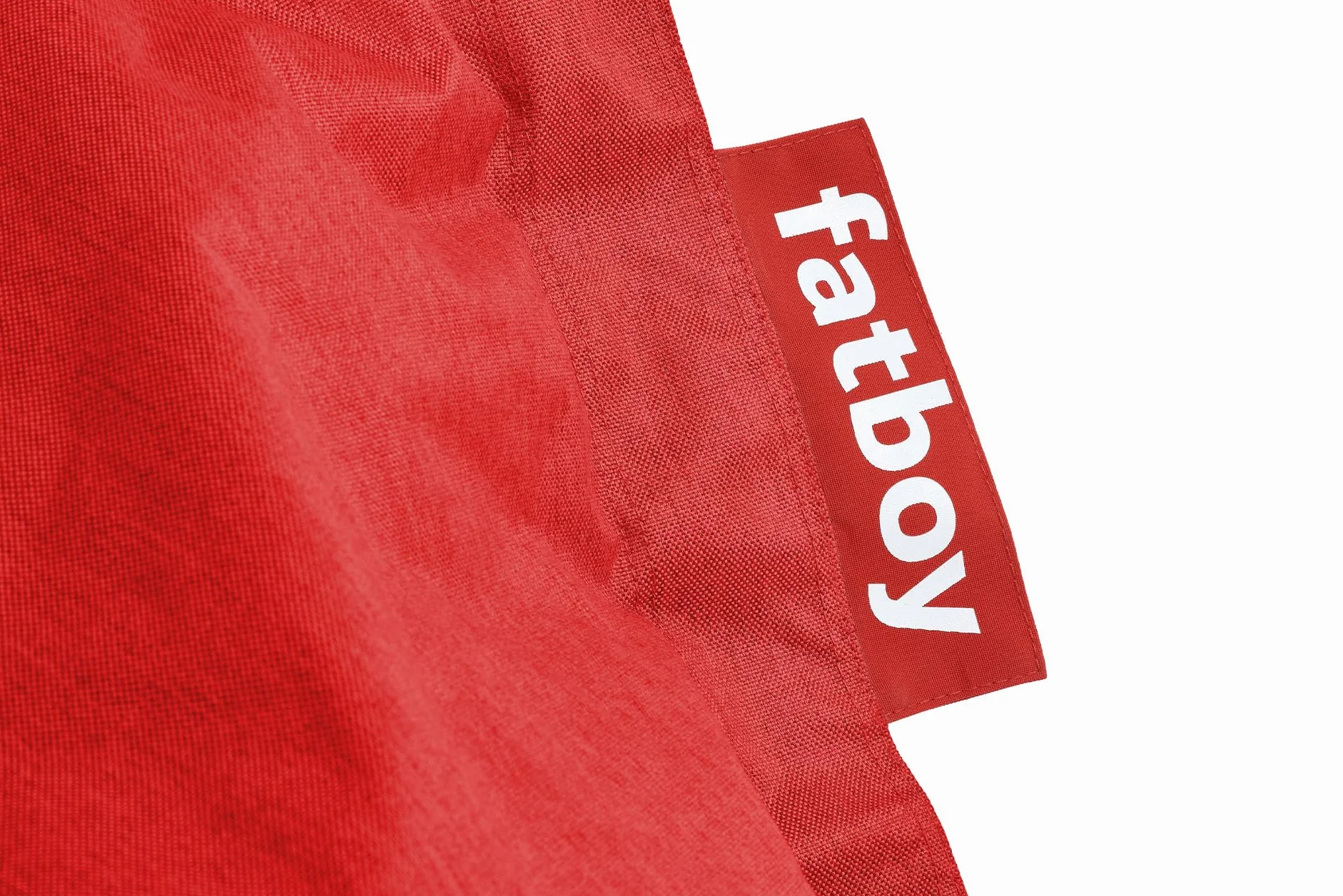 Fatboy Buggle up Outdoor Poltrona a Sacco Per due persone -Pouf classico per esterni - 180 x 140 cm - fabric idrorepellente - rosso