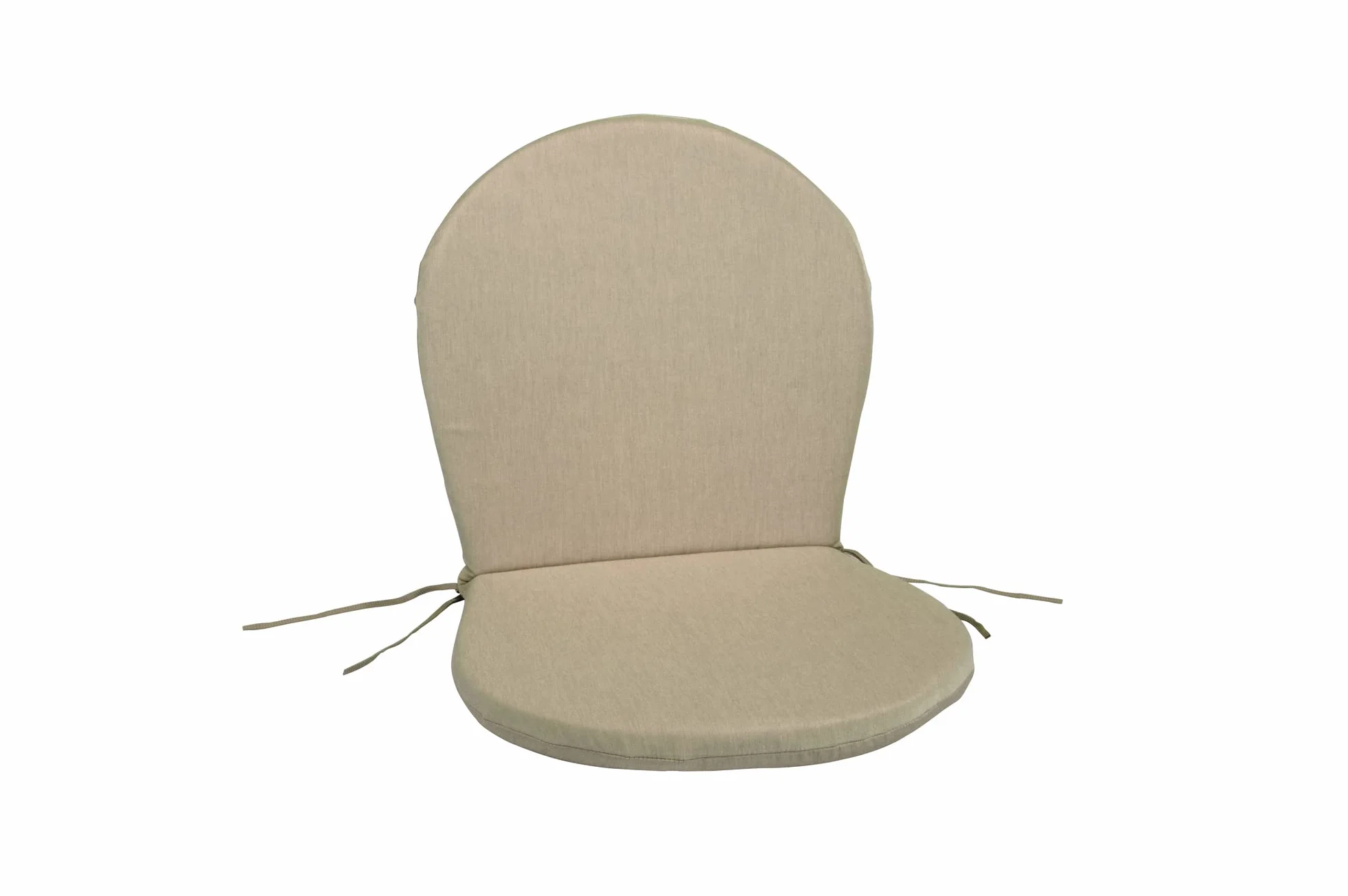 GHIOCUSCINI | Set di 2 Cuscini da Esterno per Sedia Ronda emu, Colore LINO in Tessuto Acrilico Dralon, Sfoderabile, 96 x 46 cm, Alto 4 cm, Made in Italy