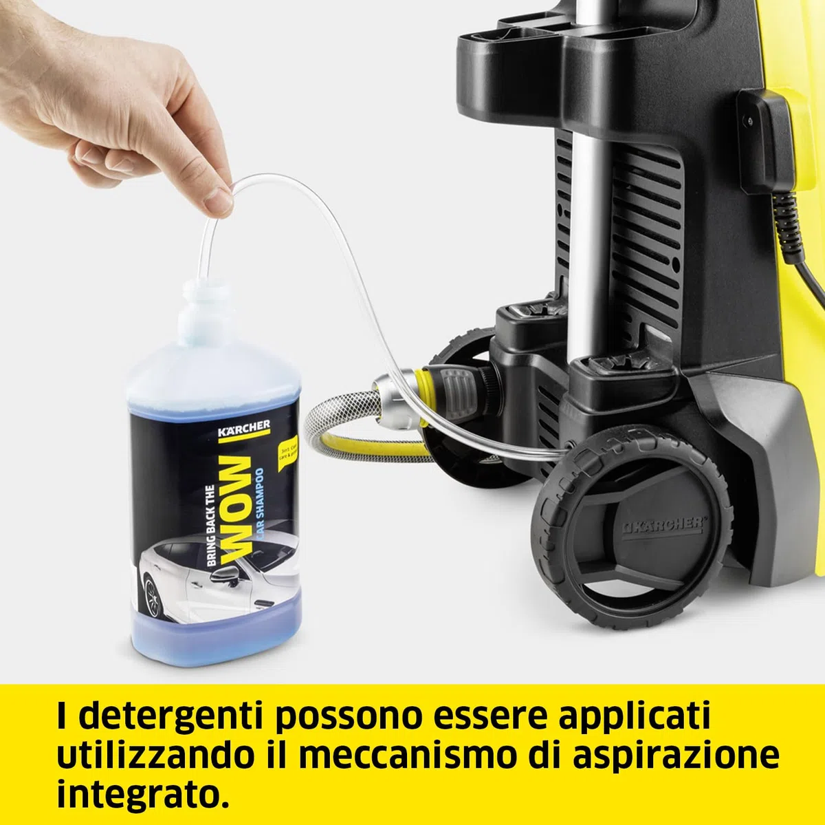 Kärcher Idropulitrice K 4 Classic, 130 bar, 420 l/h, 30 m²/h, Avvolgitubo, Pistola, Lancia, Ugello Rotante