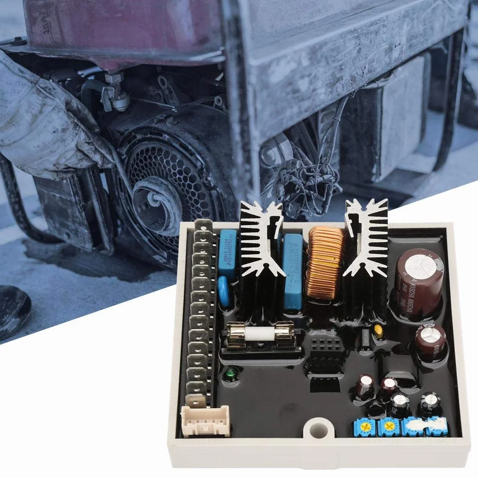 Regolatore di tensione automatico, DC 5A AVR Abete del regolatore di tensione automatico per generatore Meccalte A6762 40-270VAC Durevole lunga durata