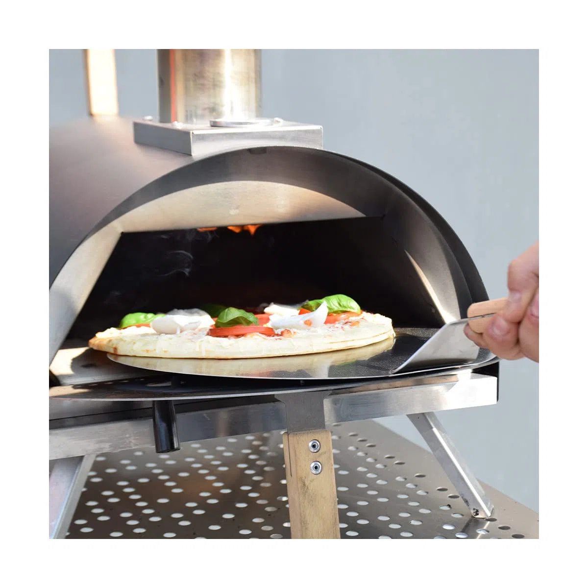 Vulcano Forno per Pizza a Pellet da Esterno e Interno