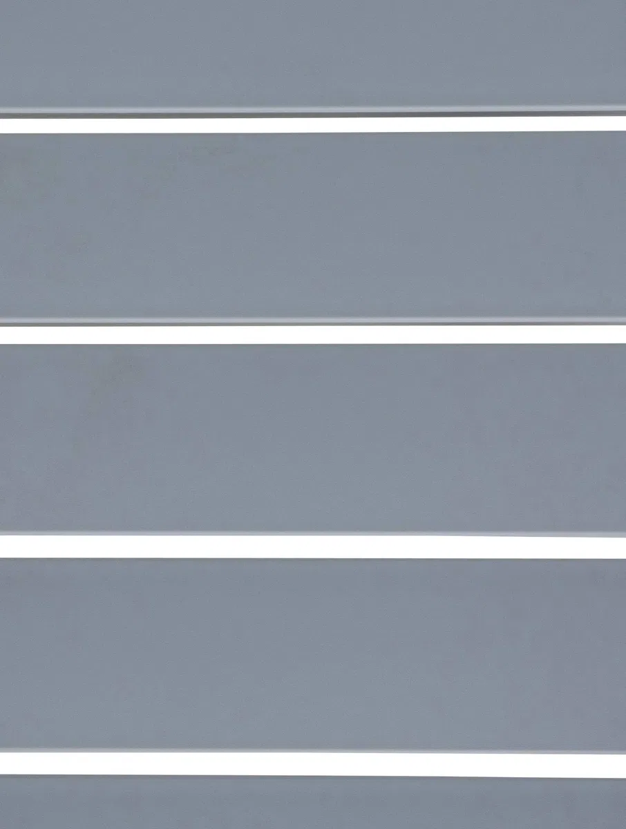 CLP Tavolo Giardino Quadrato Ocean Polipropilene Tavolino Giardino Plastica Resistente UV Grigio