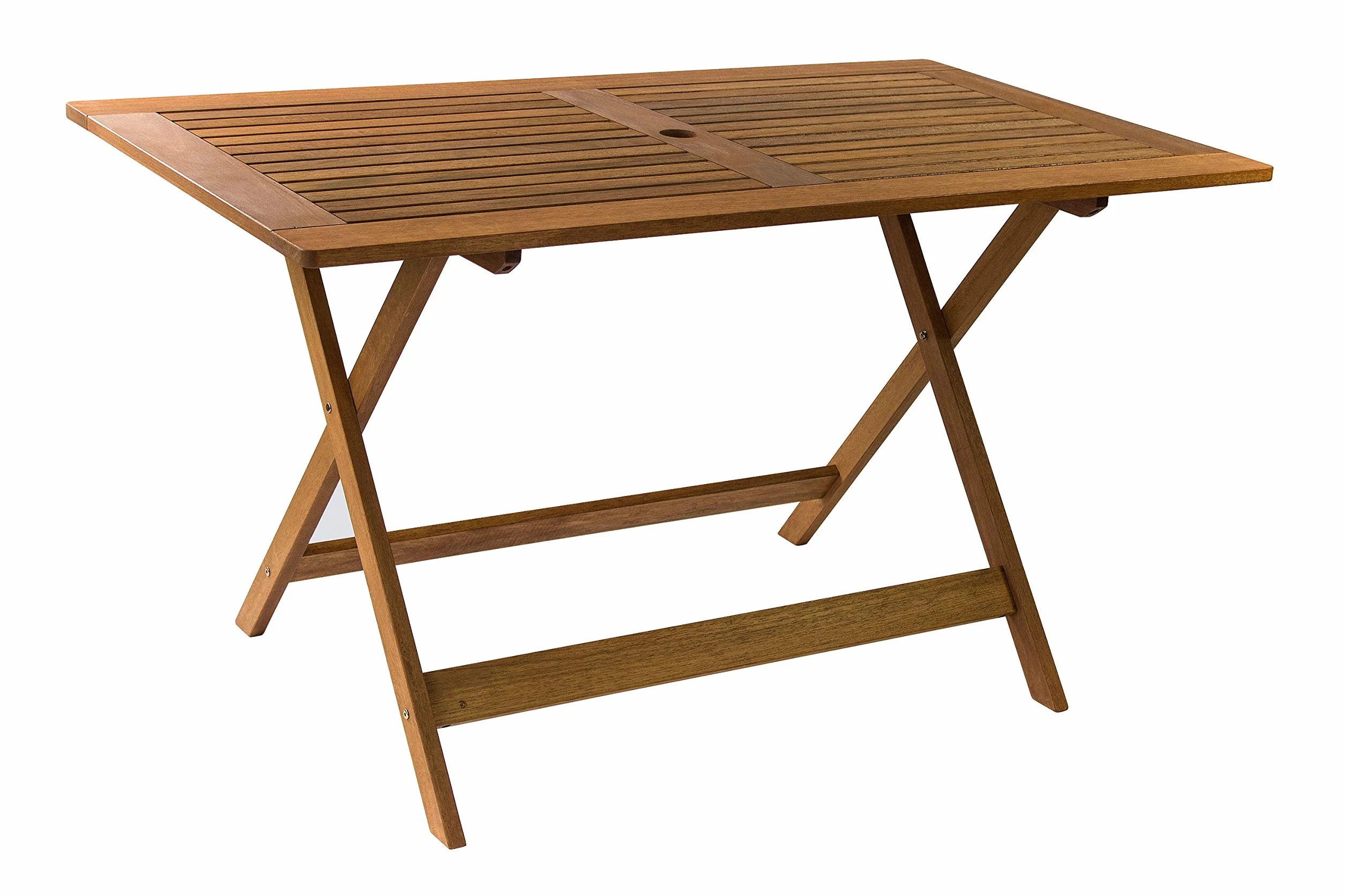 AVANTI TRENDSTORE Malvi Tavolo da giardino legno massiccio LAP 135x72,5x75 cm