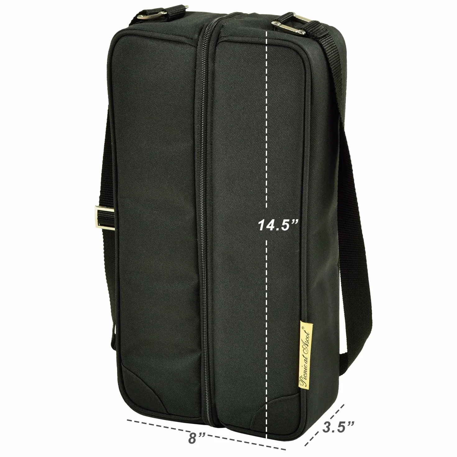 Borsa Termica da Picnic Ascot con 2 Bicchieri da Vino e Cavatappi