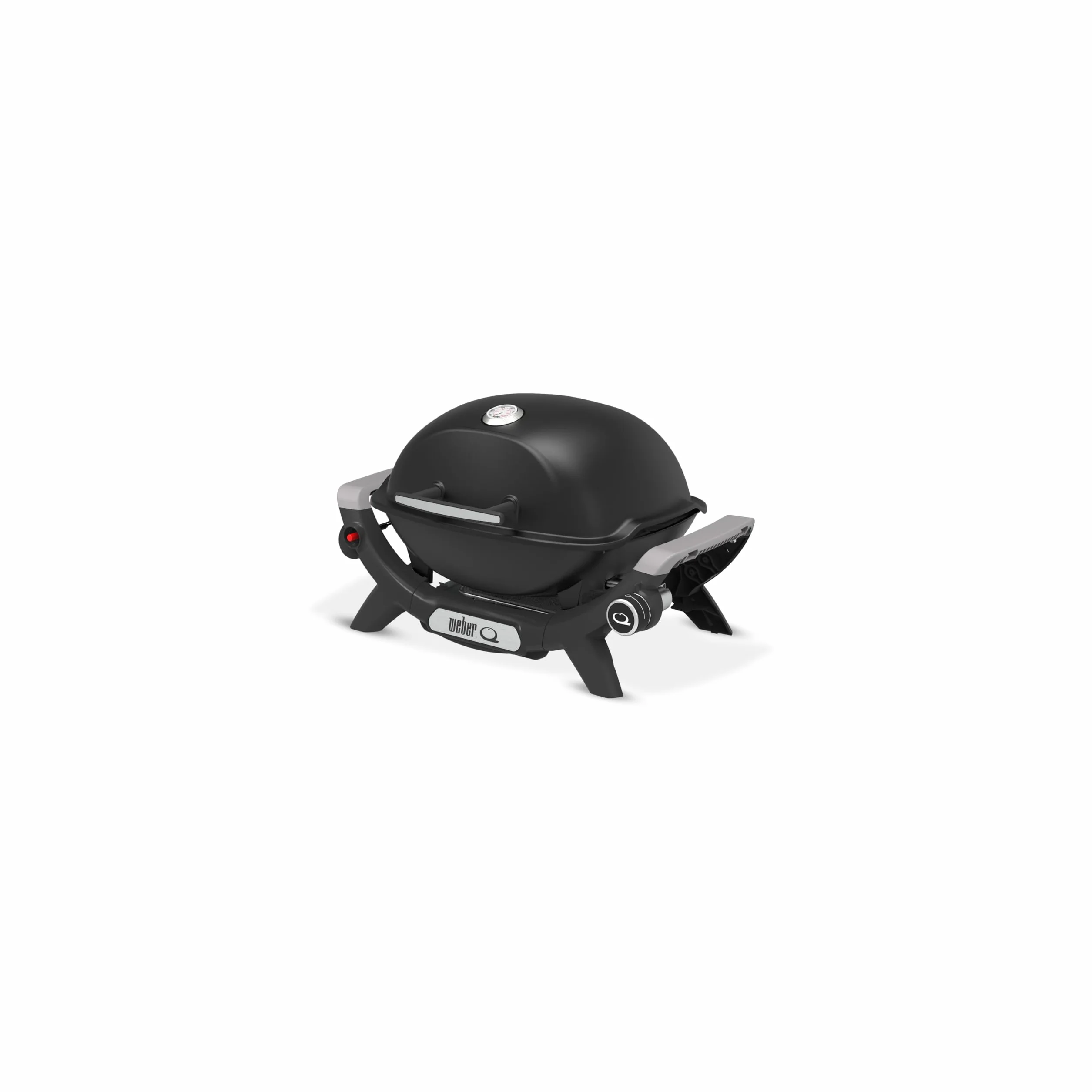 Weber Q 1100N barbecue a gas 42x31 cm superficie di cottura portatile 1 bruciatore griglia ghisa smaltata nero