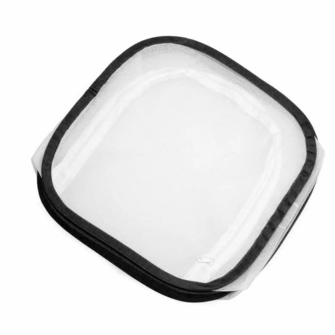 Gabbia per insetti, Gabbia per farfalle 24x24x35 pollici Casa per farfalle trasparente pieghevole con cerniera e maniglia per l'allevamento di