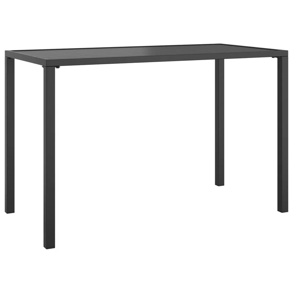 vidaXL Tavolo da Pranzo da Giardino Antracite 110x54x70 cm Acciaio, Tavolo da Giardino, Tavolo da Pranzo, Tavolo da Esterno, Tavolo, Tavolo da Patio