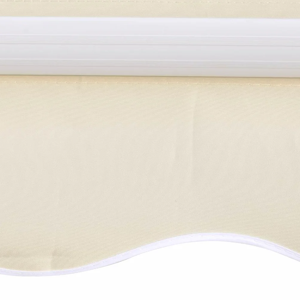 vidaXL Parasole Tendone Crema 3 x 2,5 m