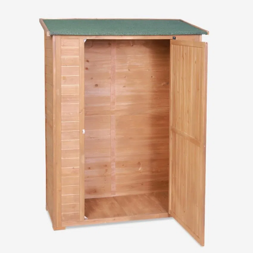 Produce Shop Casetta Armadio da Esterno in Legno Porta Attrezzi da Giardino Smew