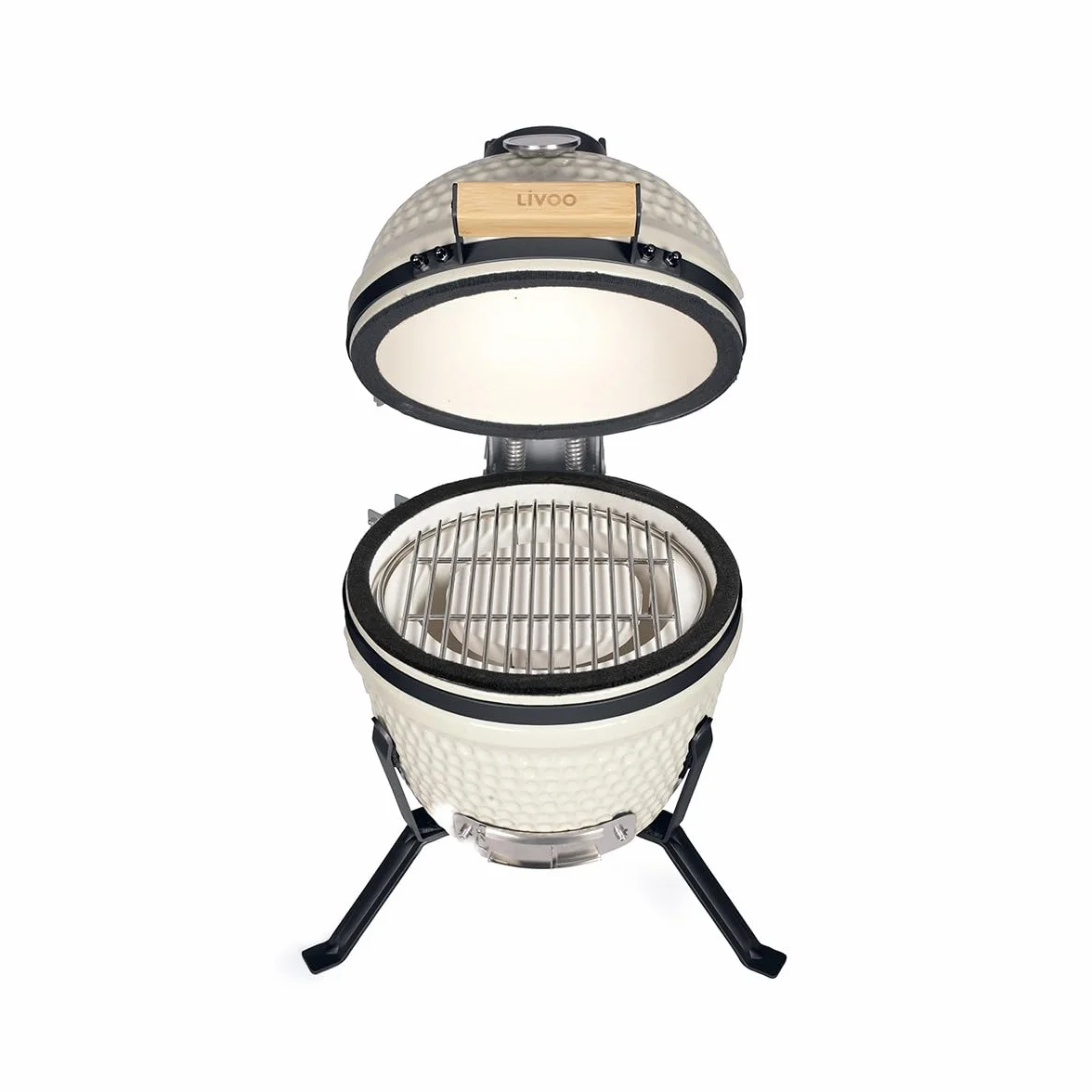 Livoo Barbecue affumicatoio Kamado DOC330 ø27 cm argilla refrattaria