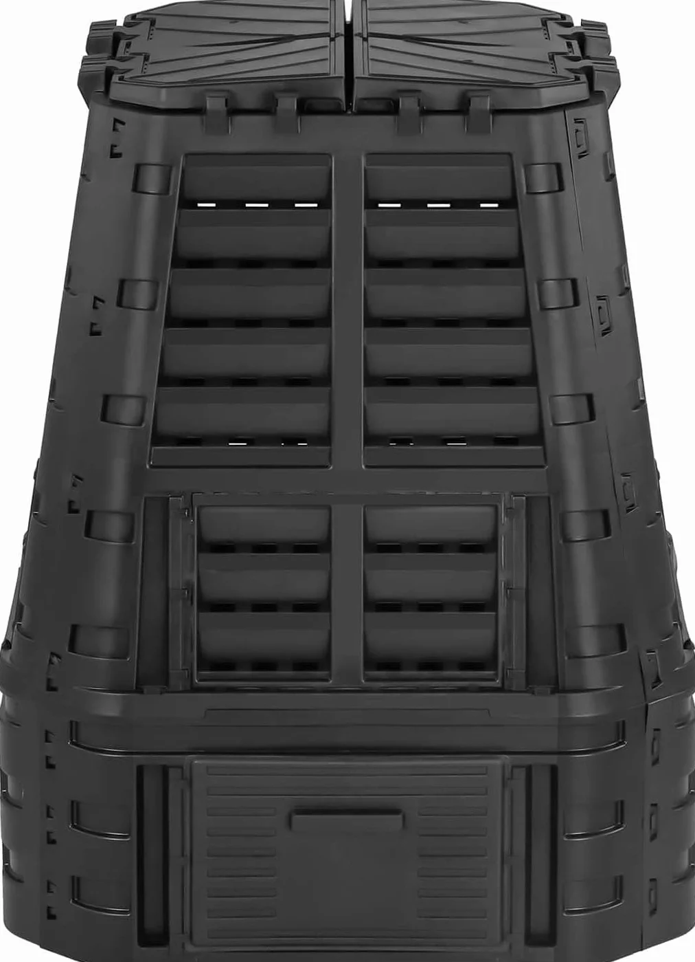 Compostiera da giardino nera 740 Lt Kompobox