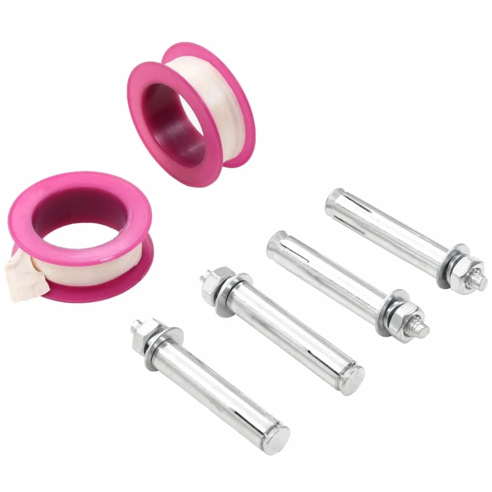 vidaXL Fontanella a Colonna Acciaio Inox 95 cm Quadrata Irrigazione Giardino