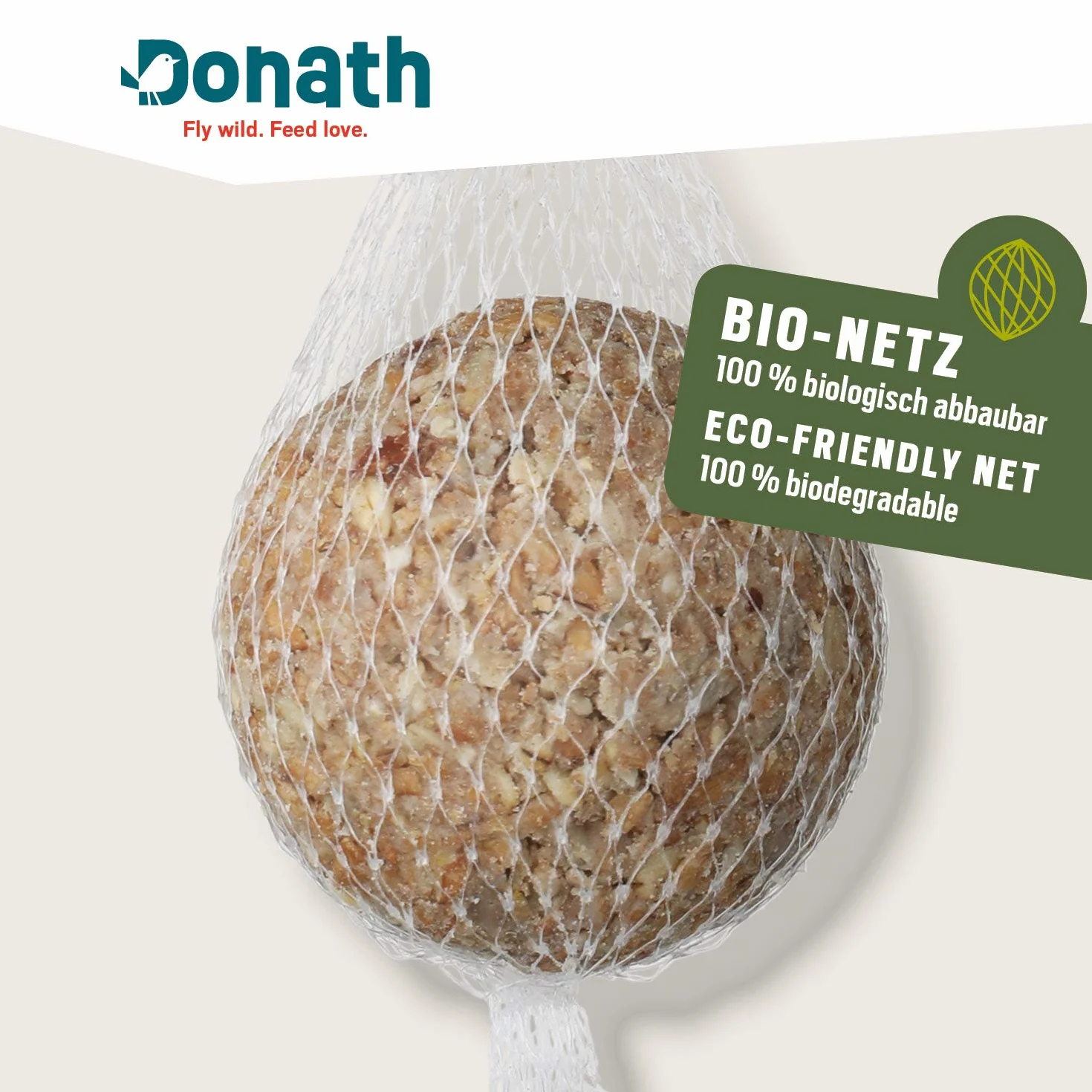Donath gnocco energetico con insetti per cince BIO 100g cibo per uccelli selvatici