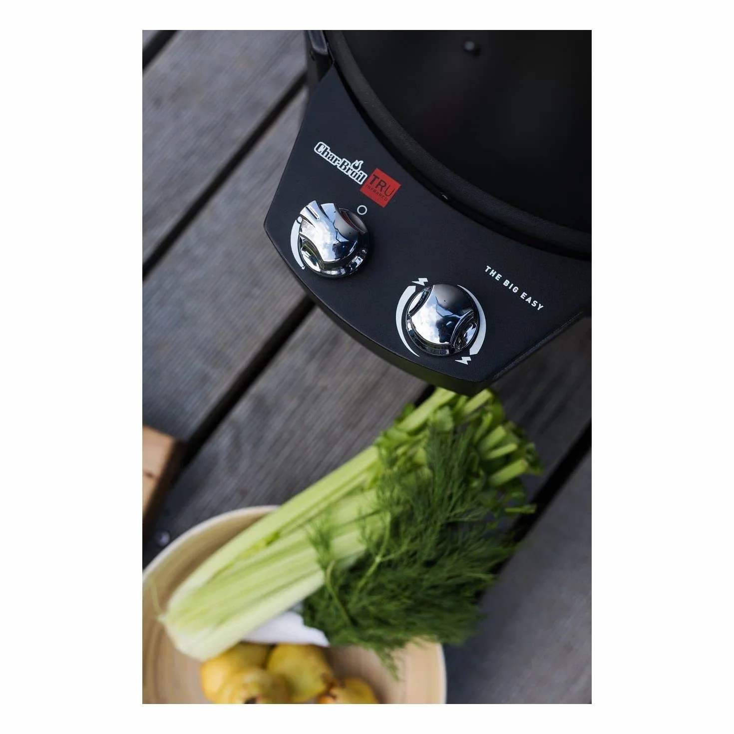 Char-Broil Big-Easy Smoker, Roaster i Grill, Czarny