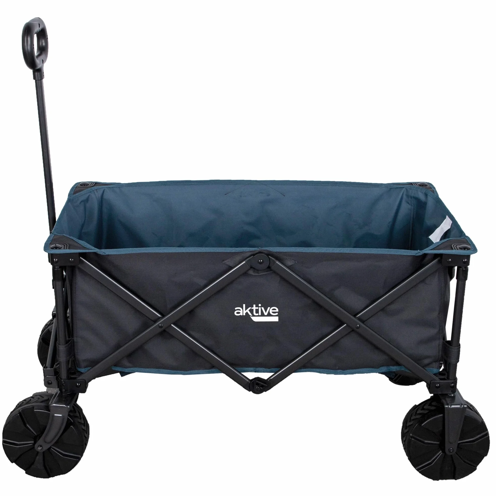 Aktive 62620 Carrello da trasporto pieghevole 91x49x99 cm con grandi ruote fuoristrada