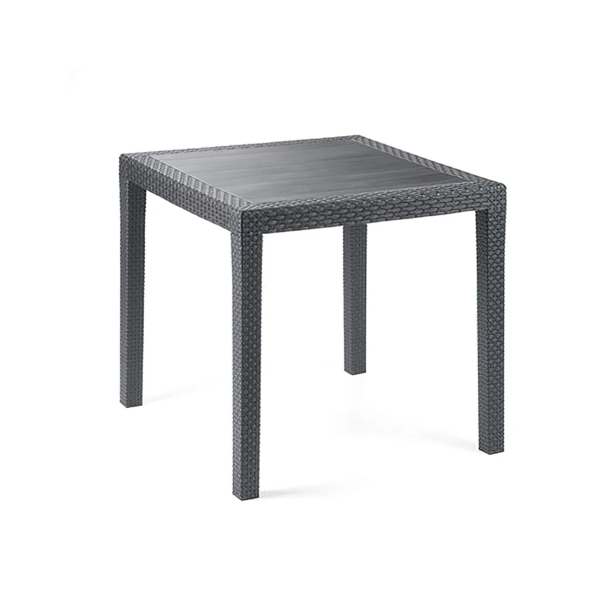 Progarden Tavolo King rattan 79x79 antracite