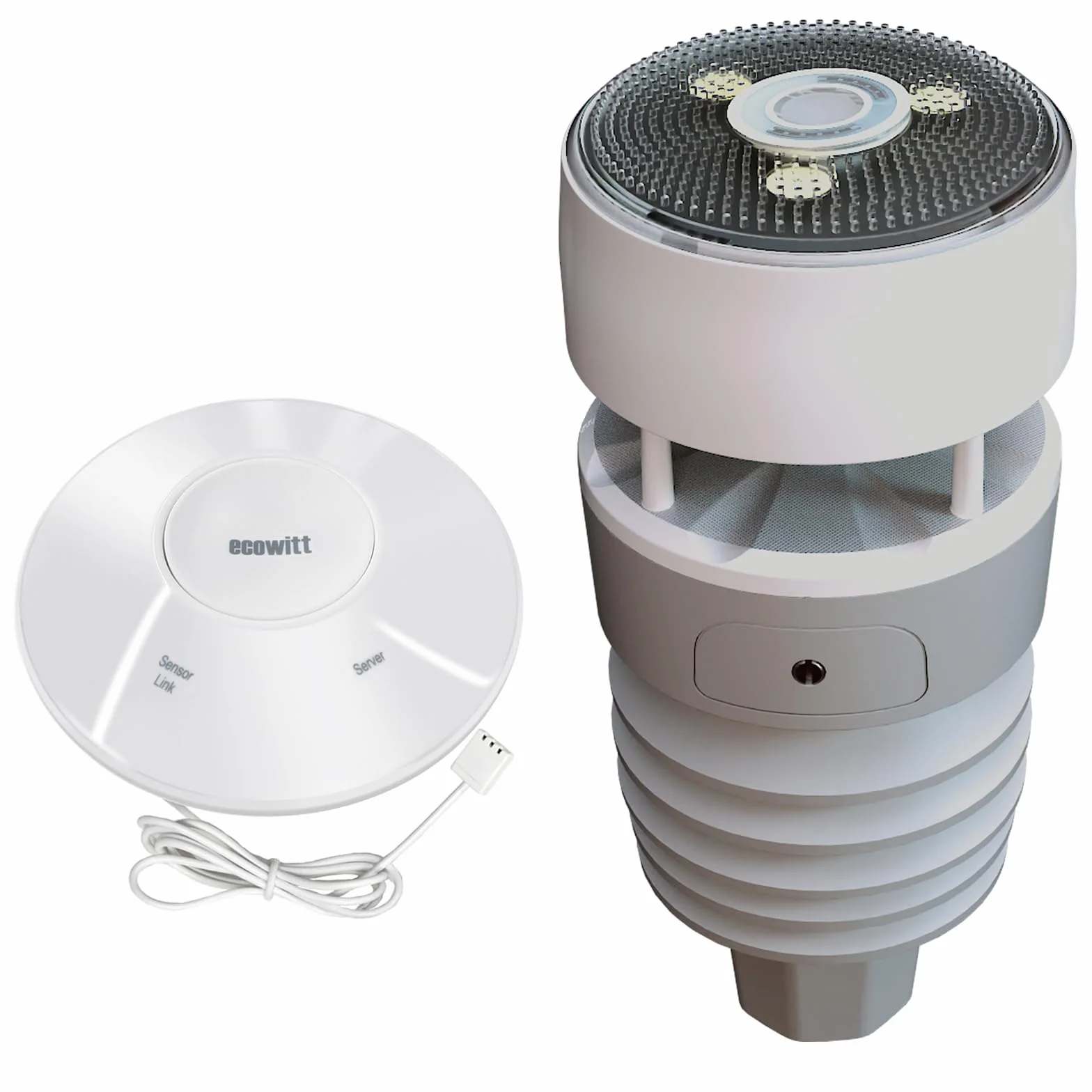 ECOWITT Wittboy 7 in 1 Stazione Meteo Solare Esterna GW2001 GW2000 Hub Gateway Wired/Wifi