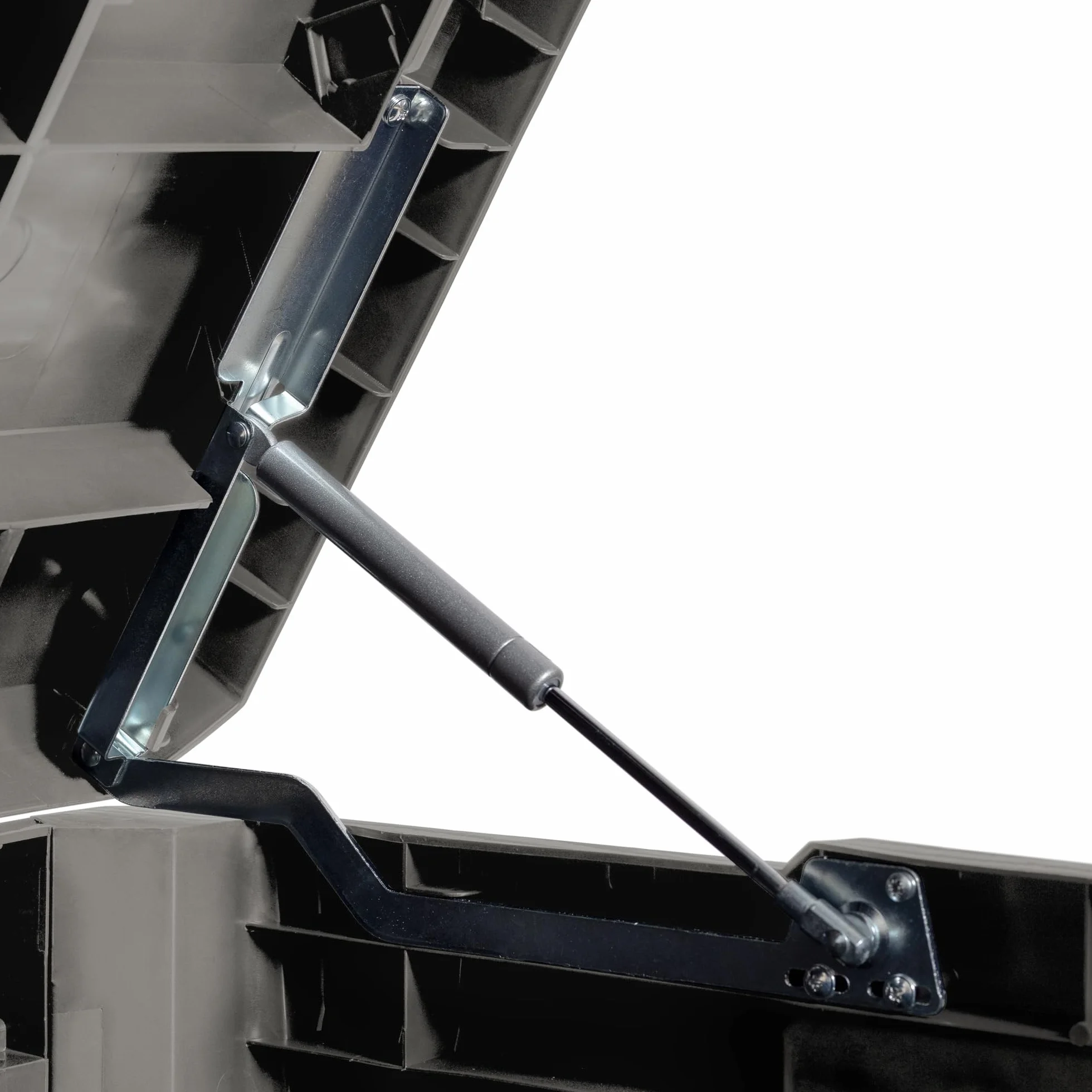 Toomax Florida baule da 550L multiuso con seduta 148x72x60h finitura effetto legno grigio tortora porta attrezzi resistente UV