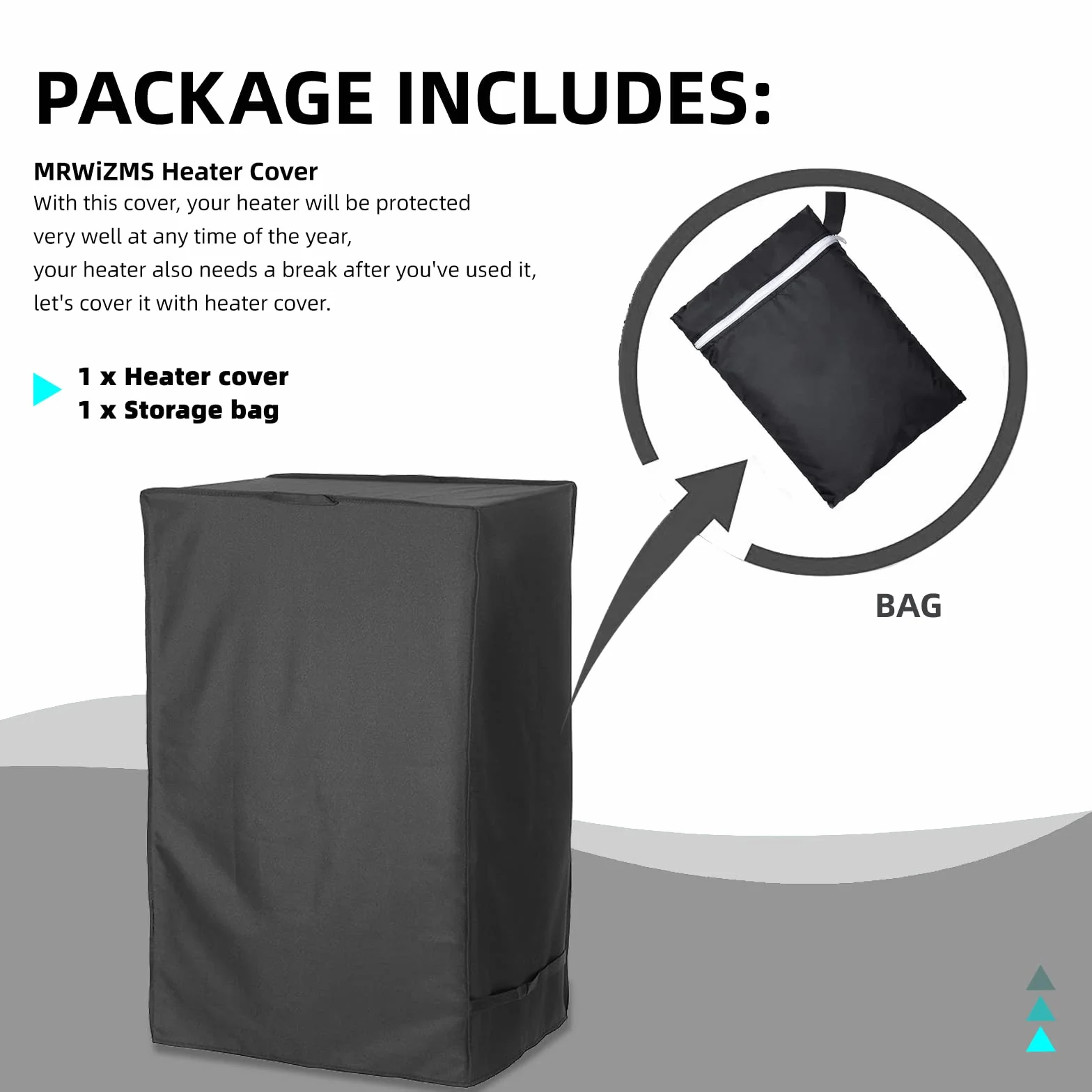 Telone Stufa a Gas Bombola 210D Oxford Impermeabile Resistente Polvere 46x38x74cm