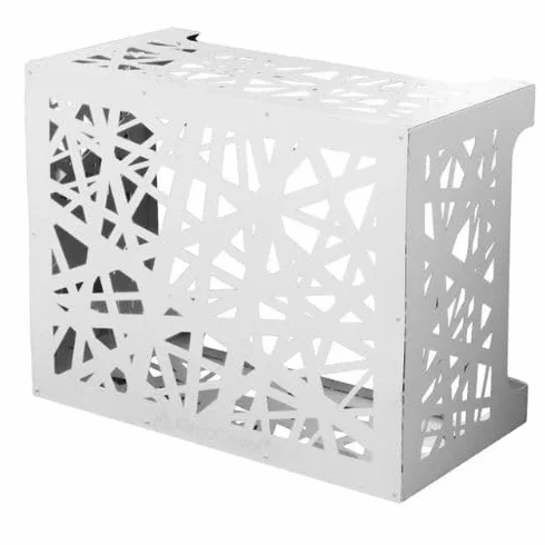 San Marco Glam copri condizionatore esterno alluminio bianco L