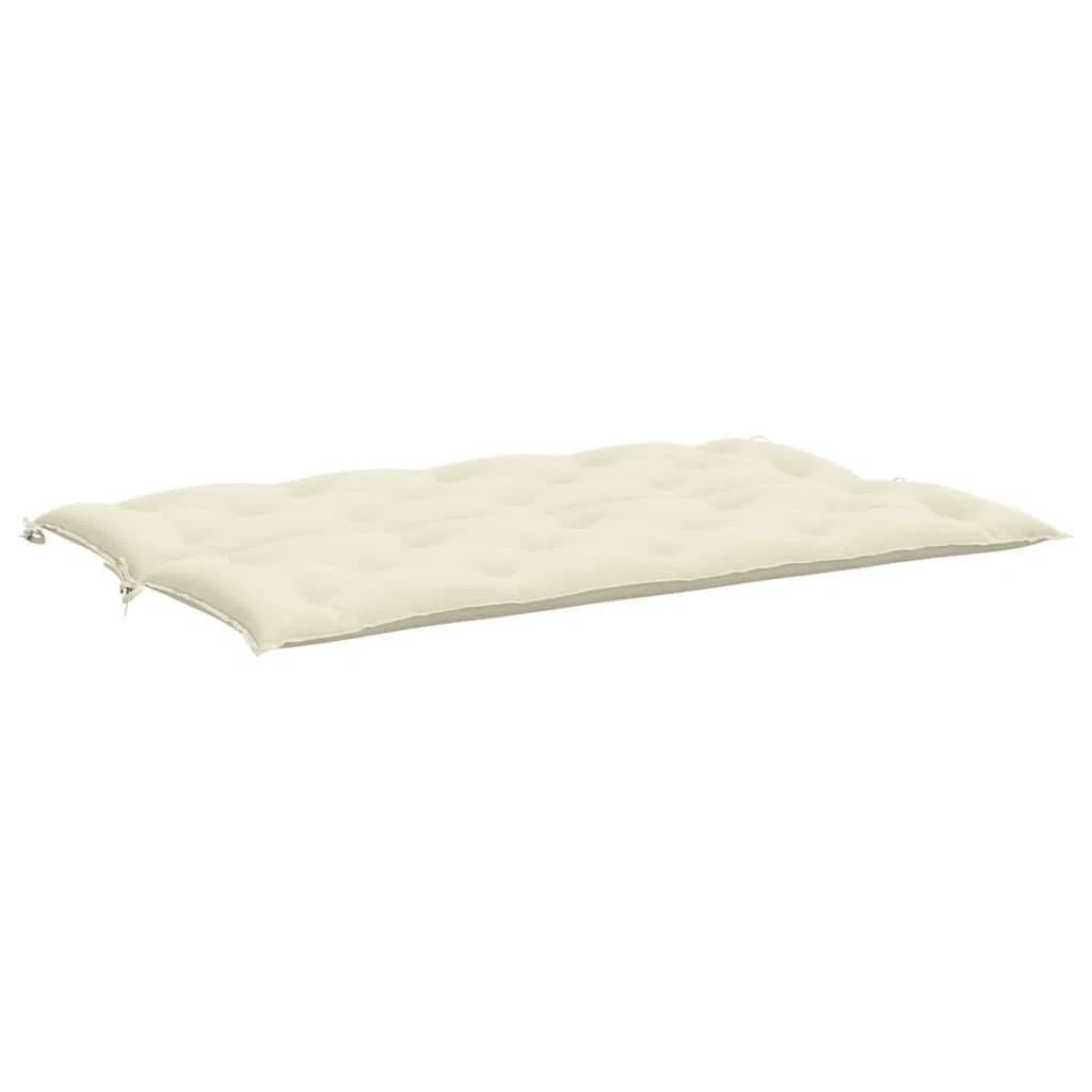 vidaXL Cuscino per dondolo in tessuto bianco crema 150 cm