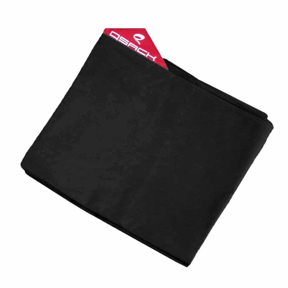 Fodera per Pouf da Esterno XXL 140 x 180 cm Nero