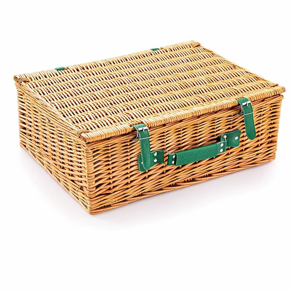UNITED COLORS OF BENETTON Cestino Picnic 4 persone 54x42x20 cm ceramica