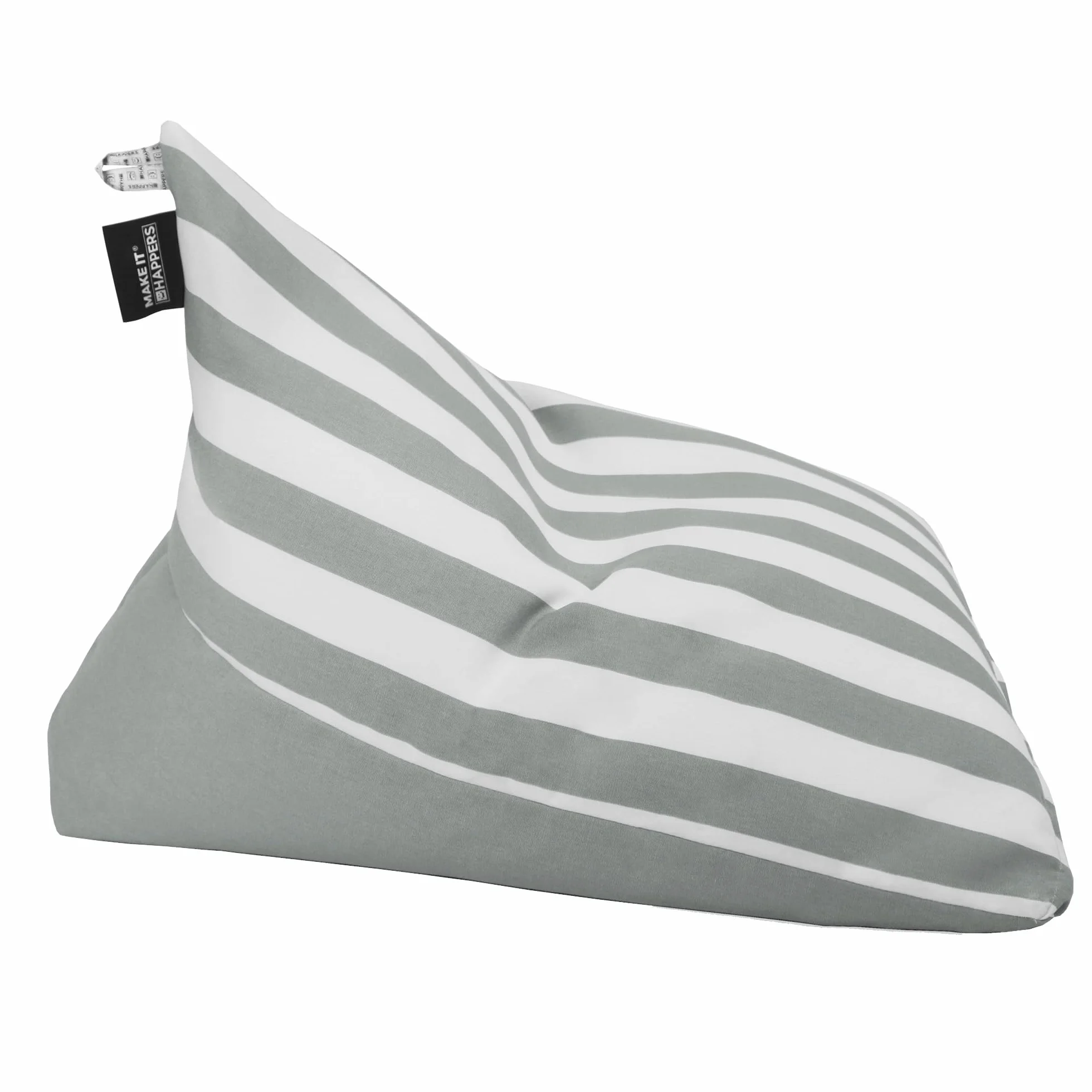 Happers Pouf Piramide Toldotex M grigio esterno interno